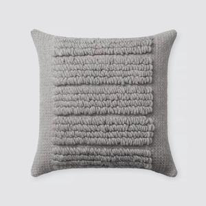 Handmade Wool Loop Tufted Cushion Covers | Boho <b>Moroccan</b> Decorative Throw Pillow Covers | Custom OEM <b>Sofa</b> Pillow Case - Product Image 1