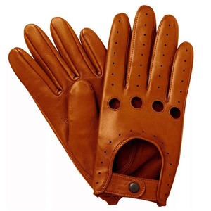 Mitaines de conduite thermiques en cuir respirant pour hommes, nouvelle collection printemps-été 2025, compatibles écran tactile, sans doublure, fabriquées au Pakistan pour les voyages hivernaux - Product Image 4