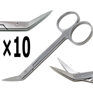 กรรไกรตัดมุมเฉียงเคลลี่ 7 นิ้ว สำหรับศัลยกรรมจัดฟัน จำนวน 10 ชิ้น - Product Image 2