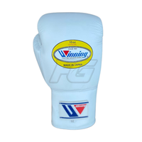 Kazananlar İçin Boks Eldivenleri Sığır Derisi Hafif Özelleştirilebilir Nefes Alabilen Bağcıklı Kapatma Yetişkin Şok Emici Kick Boks