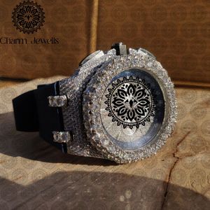 นาฬิกาข้อมือผู้ชาย Charm Luxury ขนาด 40 มม. ระบบอนาล็อก กลไกจักรกล ประดับเพชร สายสแตนเลส หน้าปัดเรืองแสง กระจกเรืองแสง ออโตเมติก - Product Image 1