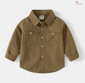 Chemise en tricot pour garçons, col rond, manches longues, 100% coton, motif rayé imprimé, séchage rapide et respirante, écologique, 180g - Product Image 2