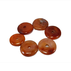 Donuts en Cristal Naturel, Donuts en Pierre de Cornaline Rouge, Pierres Gemmes, Pierres de Cristal, Pierres Gemmes Reiki, Donuts de Guérison, Agate, Grossiste - Product Image 6