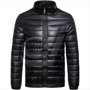 Veste à bulles OEM personnalisée pour hommes Manteau d'hiver coupe-vent avec décoration brodée pour l'extérieur - Product Image 1