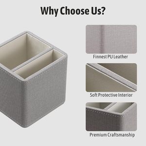 Foldable Fabric Desk Organizer Pen Holder <b>Basket</b> for Office Home Storage - Product Image 4