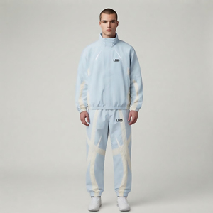 Conjunto Deportivo para Hombre, Diseño Personalizado OEM/ODM, 100% Nailon, con Capucha, Corte Regular, Logotipo Bordado, Estilo Urbano - Product Image 1