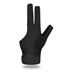 Guantes de billar y snooker profesionales con aislamiento térmico, fabricados en fábrica, precio razonable, guantes de snooker de 3 dedos - Product Image 1