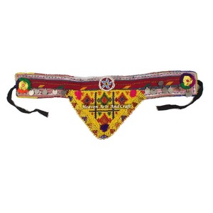 Vintage Belt Belly Dance Bead Afghani Traditional Waist Belt Kuchi Tribal BB046A <b>Old</b> Banjara Real Vintage Handmade Beaded Belts - Product Image 1