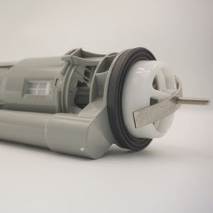 Valve de chasse d'eau durable en plastique ABS, économiseur d'eau, avec sortie inférieure en caoutchouc pour toilettes monobloc - Product Image 1