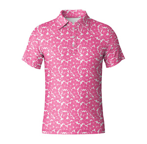 Camiseta Polo de Fabricación OEM, Poliéster y Elastano, Tejido de Punto, Estampada, Transpirable, Corte Ajustado para Hombre, Camiseta de Golf de Manga Corta, Sublimación Personalizada - Product Image 6