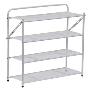 White Color Modern Design Free Standing Metal <b>Shoe</b> Rack Iron <b>Storage</b> Shelf For Entryway <b>Space</b> <b>Saving</b> Home Furniture <b>Shoe</b> Stand - Product Image 6