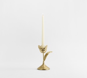 Porte-bougie décoratif élégant en fer forgé, fait main, pour intérieurs de luxe, dîners romantiques, centres de table de mariage, décoration d'hôtel - Product Image 1