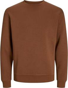 Sudadera de cuello redondo para hombre, estilo liso, interior suave cepillado, material de algodón sostenible para ropa al por mayor - Product Image 4