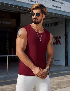 Chaleco Deportivo Personalizado al por Mayor, Transpirable, de Alta Calidad, de Secado Rápido, sin Mangas, para Gimnasio y Viajes, Camisetas de Tirantes Personalizadas para Hombre - Product Image 3