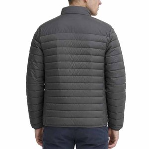 Men's Polyester/Cotton Stand Collar Color Block Puffer <b>Jacket</b> Zipper Closure Windproof Winter Casual Regular Fit <b>Jackets</b> For Men - Product Image 5