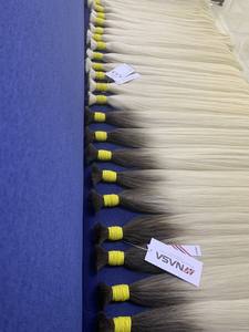 การต่อผมจํานวนมากคุณภาพสูงผมเวียดนามจมสองครั้ง 100 กรัมสีเข้ม 20 นิ้ว - Product Image 6