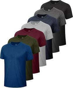 T-shirt Homme Manches Courtes Personnalisable en Coton Doux à Séchage Rapide et Respirant pour la Course, l'Entraînement et les Activités Sportives – Vente en Gros - Product Image 6