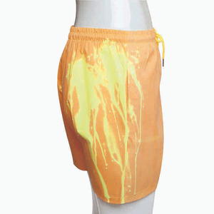 PUFFIN SPORTS Custom OEM ODM High Quality <b>Men's</b> Board Shorts Quick Dry Elastic Waist Casual Swim <b>Trunks</b> Mid High Street Solid - Product Image 5