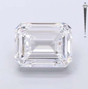 Diamante Cultivado en Laboratorio con Certificación IGI, Corte Esmeralda de 3.02 CT, Color D, Claridad VVS2, CVD LG 743519771 ROYAL GEMS para Joyería - Product Image 1