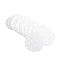 Tampons cosmétiques ronds jetables en mousse EPE blancs avec design perforé