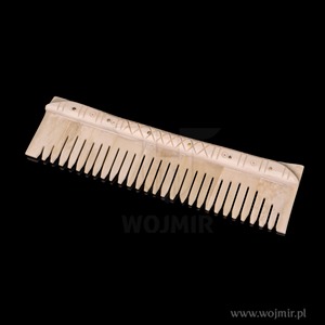 หวีกระดูกธรรมชาติทำมือสำหรับการสางผมและจัดแต่งทรงผม - Product Image 3
