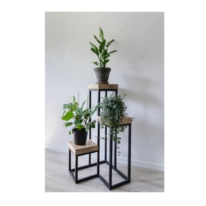 Compact space saving plant <b>stand</b> vertical indoor outdoor multi level planter holder rack for balcony garden decor - Product Image 2