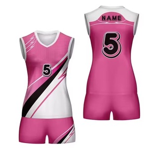 OEM Wholesale Professional SImple Design Custom Logo And Size <b>Volleyball</b> Uniform Top Quality Best Selling <b>Sets</b> Printed Technics - Product Image 4
