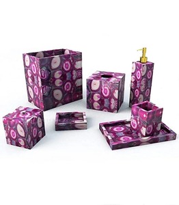 Meilleures ventes d'ensembles de salle de bain en résine faits à la main avec effet résine, accessoires de salle de bain, ensemble cadeau à prix bas - Product Image 3