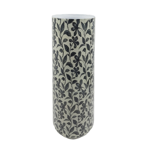 Maceta Decorativa Alta con Estampado Botánico, Maceta para Plantas de Interior y Exterior, para Decoración del Hogar, Piso y Esquinas - Product Image 2