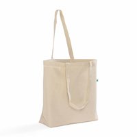 Sac fourre-tout en coton recyclé, ouvert, avec poignées plates, personnalisable avec logo, vente en gros, promotionnel, écologique, réutilisable, pour le marché et les cadeaux
