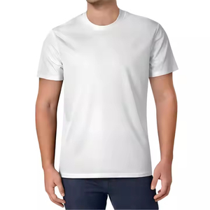 Camisetas Deportivas Personalizadas de Manga Corta con Cuello Redondo, 100% Algodón, Secado Rápido, Transpirables y Ecológicas para Hombre, de Alta Calidad - Product Image 1