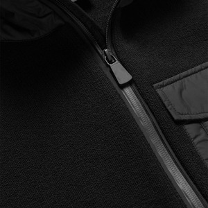 Sweat-shirt à capuche en tricot pour homme, 100% coton, couleur unie, décontracté, manches longues, respirant, coupe-vent, avec poche, imprimé hiver - Product Image 5