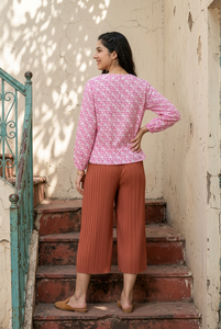 Top Informal de Algodón para Mujer, Manga Corta, Tejido Suave, Transpirable, Ligero, Ropa Cómoda para Uso Diario, Proveedor de Ropa - Product Image 2