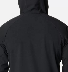 Sudadera con capucha Soft Shell Custom Logo Stand Collar High Street Style al aire libre impermeable cortavientos chaqueta reflectante para hombres - Product Image 5