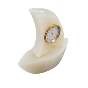 Fine Crafted Onyx Marble <b>Clock</b> Attractive Design Onyx Marble <b>Clock</b> For Bedroom Office And Reception Decoration - Product Image 5