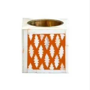 Quemador de incienso Mubkhar/Bakhoor hecho a mano con incrustaciones de hueso y nácar, aromático, ecológico, incienso indio, regalo de Ramadán. - Product Image 2