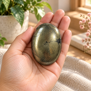 Pierre de jaspe doré naturel polie, taille ovale 8 mm, pierre précieuse pour le Feng Shui, la méditation, le soulagement du stress, cadeau - Product Image 3
