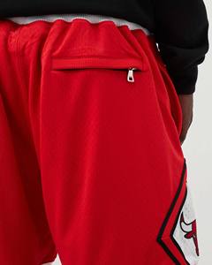 Shorts de Basket Rétro Homme Double Couche avec Poches, Direct Usine - Product Image 5