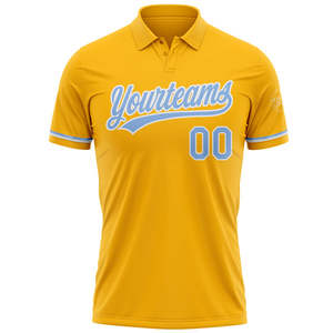 Polo de golf personnalisé OEM par sublimation 100 % polyester, uniforme de sport pour équipe et club, vente en gros, logo et nom personnalisés imprimés, athlétique - Product Image 2