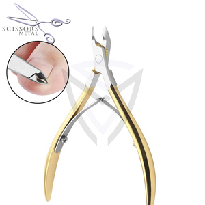 Cortacutículas Profesional de Acero Inoxidable de Grado Quirúrgico, Tijeras para Manicura y Pedicura, Removedor de Piel Muerta, Recortador de Mandíbula Ancha - Product Image 2