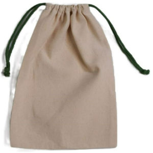 Bolsa de Calicó con Cordón, Personalizada, Reciclada, 100% Algodón Orgánico, Ecológica, para Compras o Regalos, Impresa con Serigrafía, Diseño Personalizado - Product Image 2