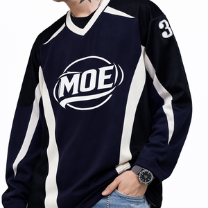 Venta al por Mayor de Camisetas de Fútbol Americano Modernas para Hombre, Manga Larga, Poliéster, Ropa Deportiva para Fanáticos, Personalización con Marca Privada, OEM, Fábrica al por Mayor - Product Image 5