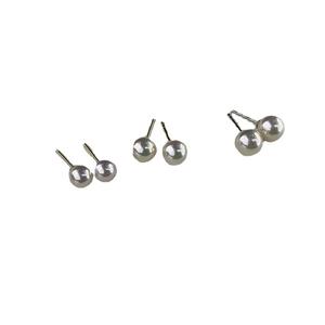 Boucles d'oreilles en or 18 carats avec perles de déesse japonaise, 4-9 mm, petites perles d'Akoya naturelles en eau de mer, forme ampoule - Product Image 5