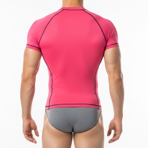 High Quality Men's Rash Guard High Quality Fabric Comfortable Fit Quick Dry Breathable Ideal For <b>Surfing</b> Men Rash Guard - Product Image 6