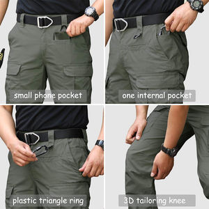 Pantalones Cargo Multibolsillos para Hombre, Ropa de Trabajo para Exteriores, Resistentes, Ripstop, para Senderismo, Escalada, Uso Diario - Product Image 6