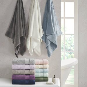 Set di 6 Asciugamani da Bagno in Cotone per Rilassarsi e Rinfrescarsi - Product Image 4