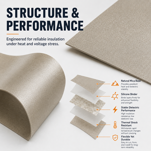 <span class=keywords><strong>Mica</strong></span> d'isolation électrique haute température, résistant aux chocs thermiques, ignifuge, résistant à la chaleur 500°C, 1,2-30 mm, 25 kV/mm - Product Image 5