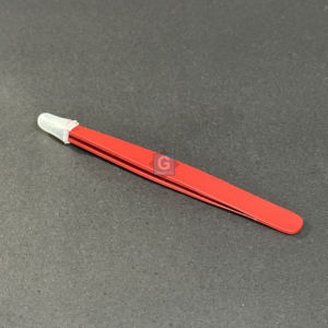 Pinces à sourcils rouges en acier inoxydable pour l'épilation des sourcils - Product Image 3