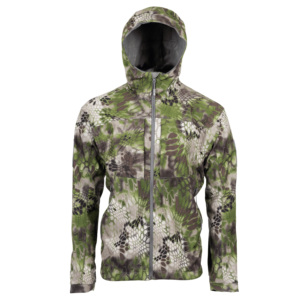 Veste de chasse softshell camouflage pour homme, manches longues, imperméable, pour l'automne, motif Optifade imprimé, patch sur la manche gauche - Product Image 1