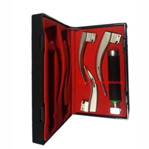 Wholesale Manual Fiber <b>Optic</b> Macintosh Laryngoscope Set LED Light Stainless Steel Blades Intubation Kit CE Certified ISO13485 - Product Image 3